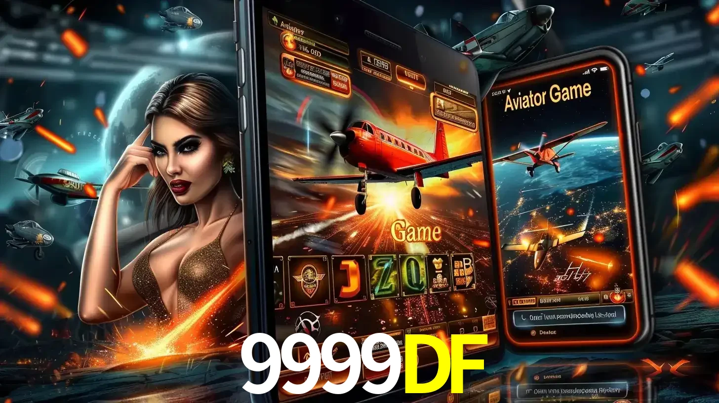 Mulher estilosa cercada por telas que exibem a jogabilidade do Aviator, capturando a intensidade e a estratégia deste popular crash game oferecido pelo 9999DF.